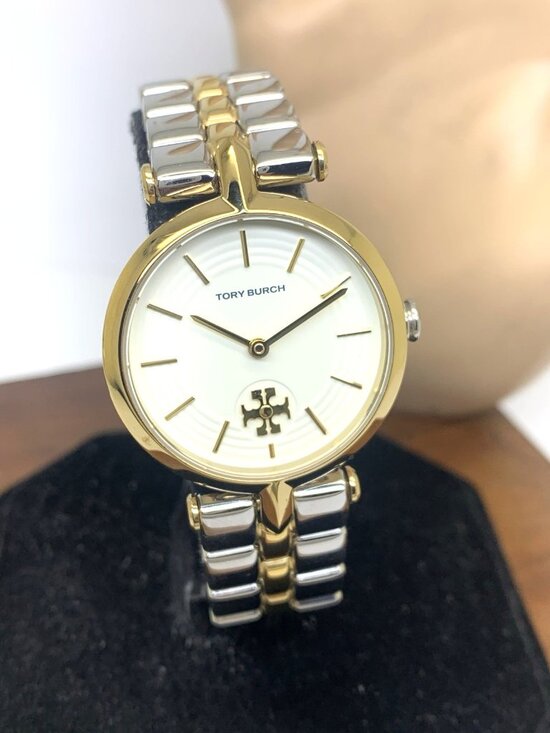 Tory Burch Women\'s Watch TBW2044 Quartz Cream Dial Two Tone Stainless Steel 30mm main image 12
